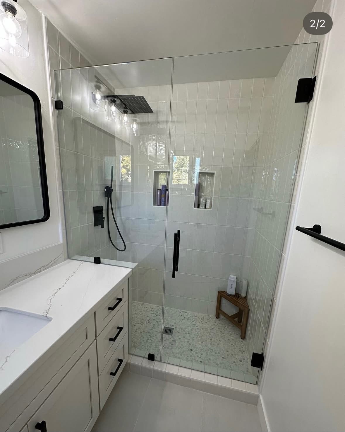 Citrus Heights bathroom remodel – completed remodel by Summit Construction Group