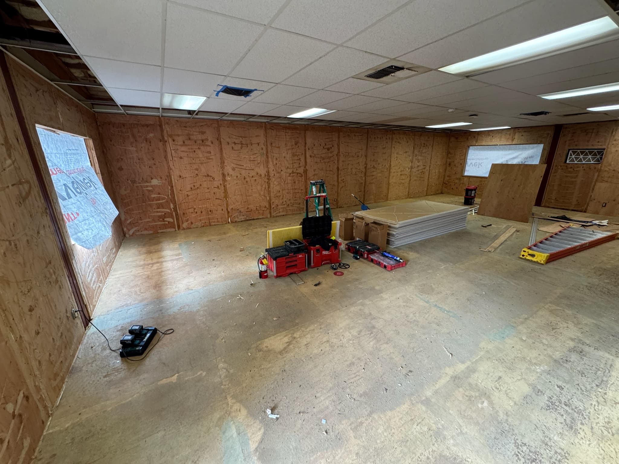 Elk Grove office remodel – before construction