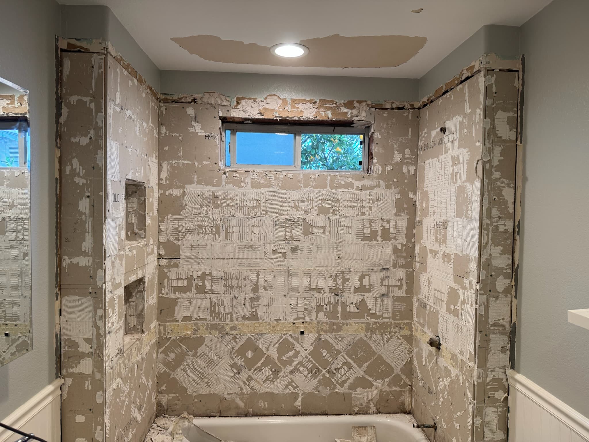 Folsom bathroom remodel – view 2 – before construction