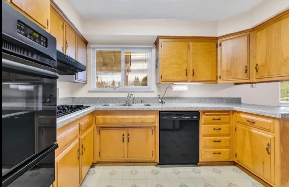 Roseville kitchen remodel – before construction