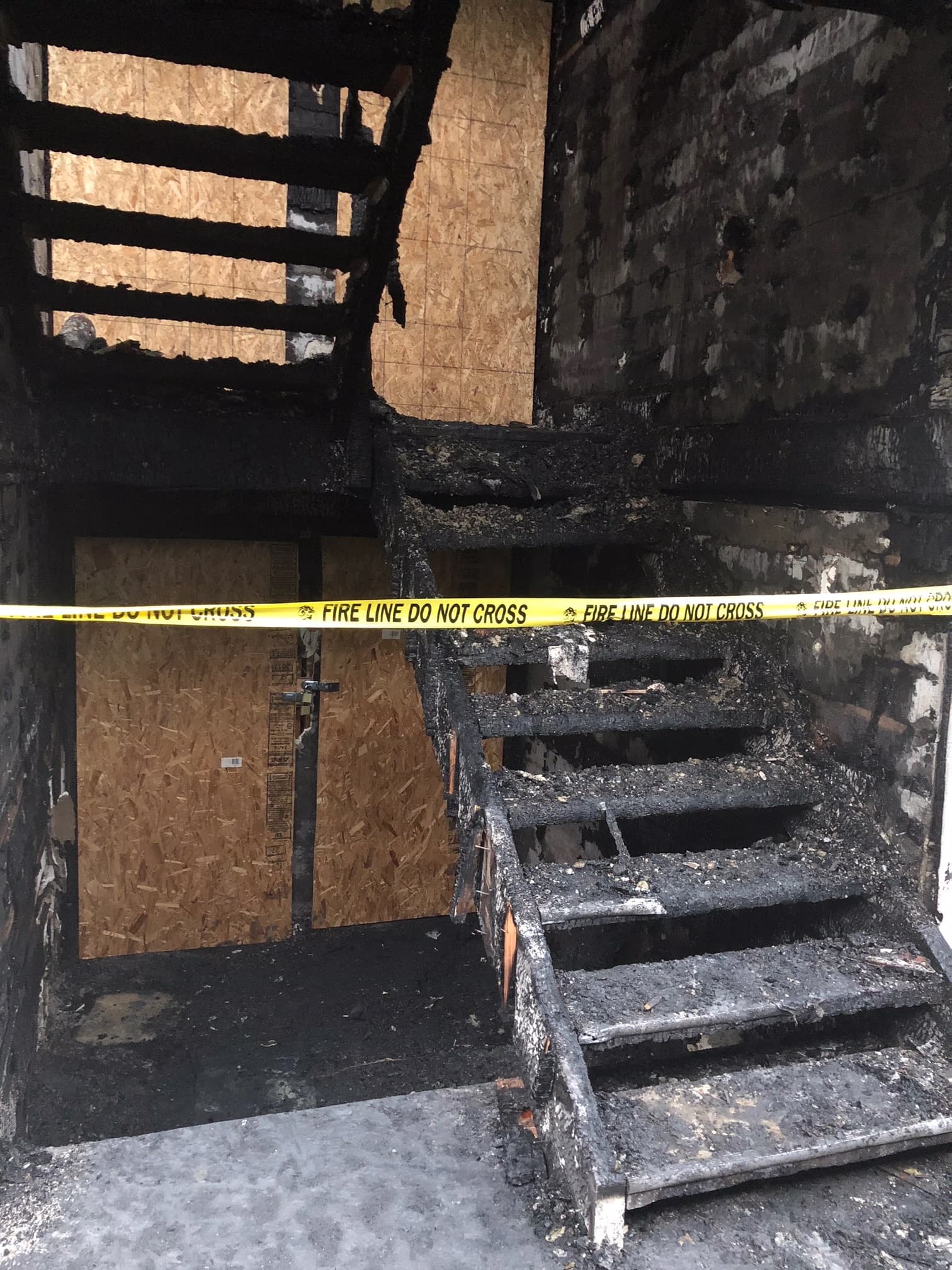 Sacramento fire restoration – view 1 – before construction