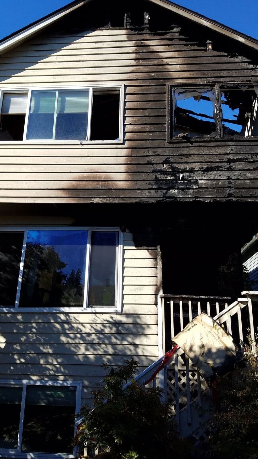 Sacramento fire restoration – view 2 – before construction